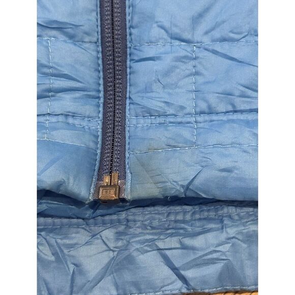 Patagonia Mens Size XS Blue Quilted Nano Puff Zip Vest Jacket Schneider Electric - Picture 7 of 8